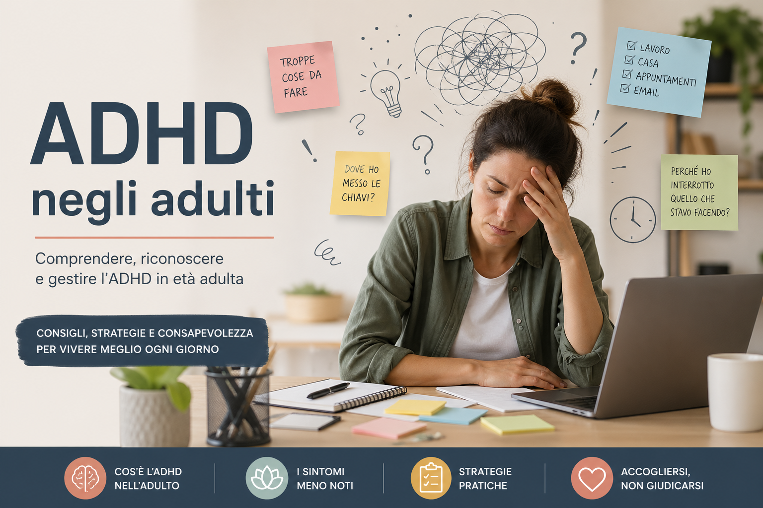 ADHD negli Adulti: Comprendere e Gestire il Disturbo da Deficit di Attenzione e Iperattività